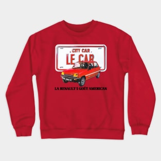 RENAULT LE CAR - advert Crewneck Sweatshirt